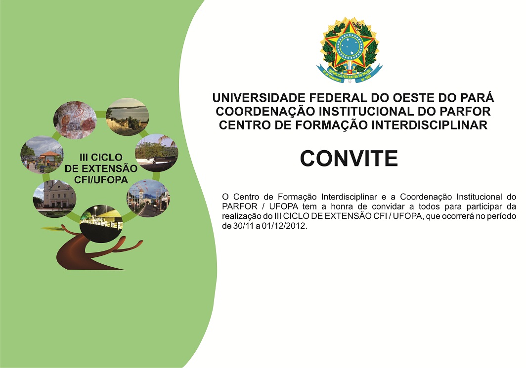 III Ciclo de Extensão CFI/UFOPA promove debates em 7 municípios
