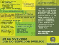 Dia do Servidor Público - Mensagem da Reitoria