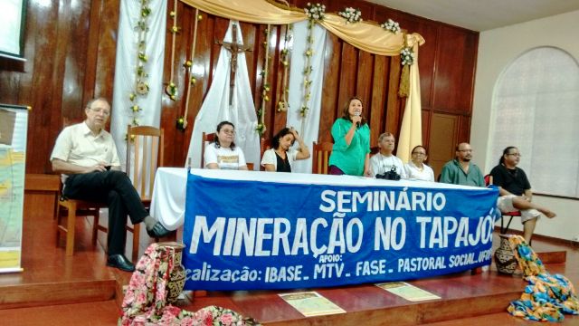 Seminário destaca questões da mineração no Tapajós